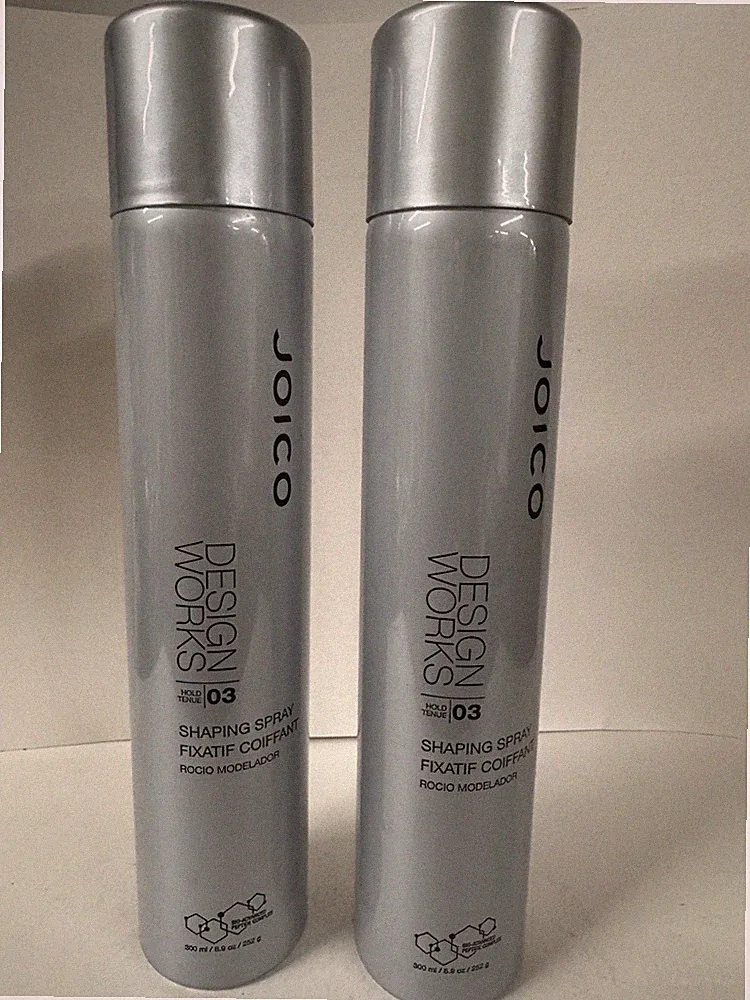 2 PACK --- Joico Design Works Hold #03 Shaping Spray 8.9 oz