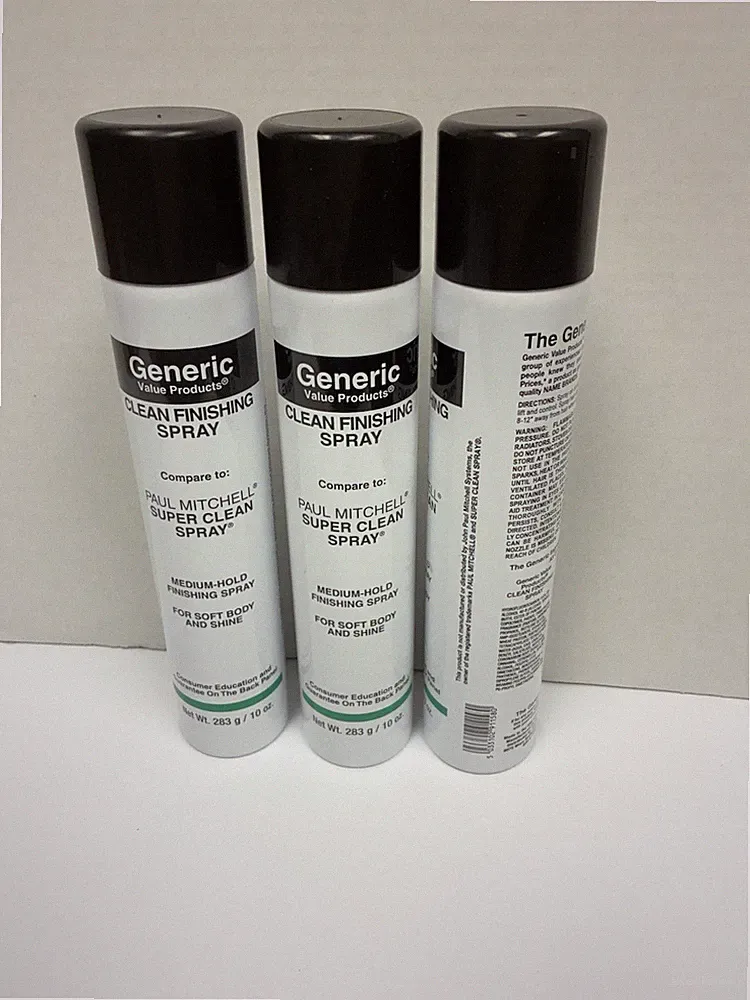3 Generic Value Products Clean Finishing Spray Uv Protection Soft Body & Shine