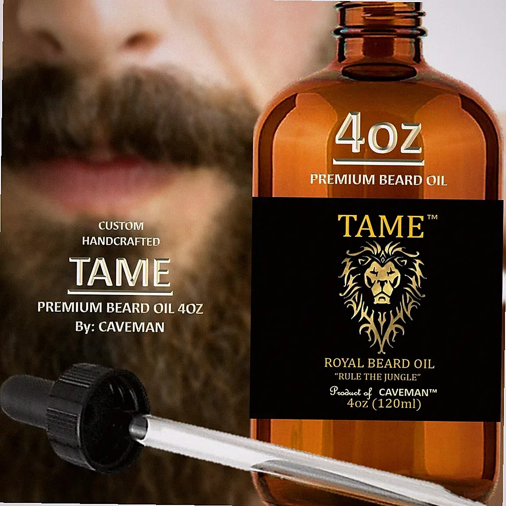 4oz Caveman™ Beard Growth Oil Men Mustache Barber Taming Grooming Style 18 Scent
