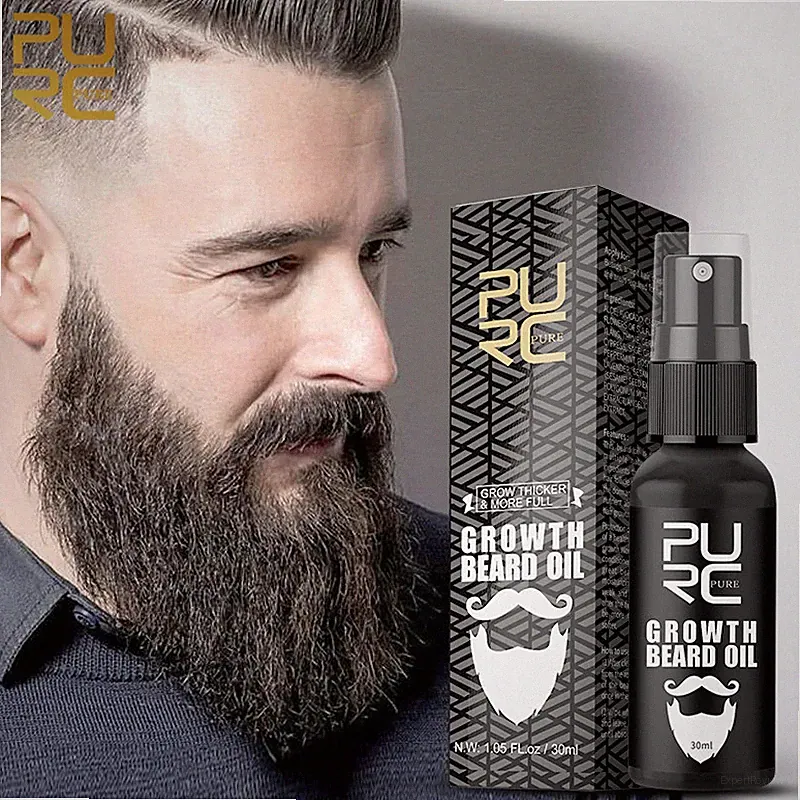 Beard Growth Oil Serum Fast Growing Beard Mustache Facial Hair Grooming for Men