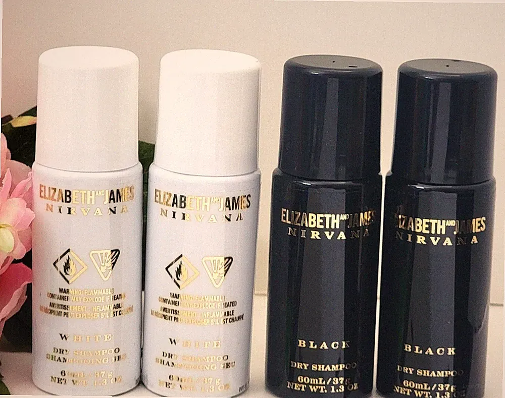 ELIZABETH AND JAMES NIRVANA DRY SHAMPOO 1.3 oz SPRAY Travel Size PICK YOUR SCENT