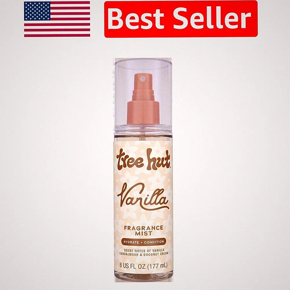 Luxurious Vanilla Body Mist 6 Fl Oz - Lightweight, Hydrating & Non-Sticky Spray