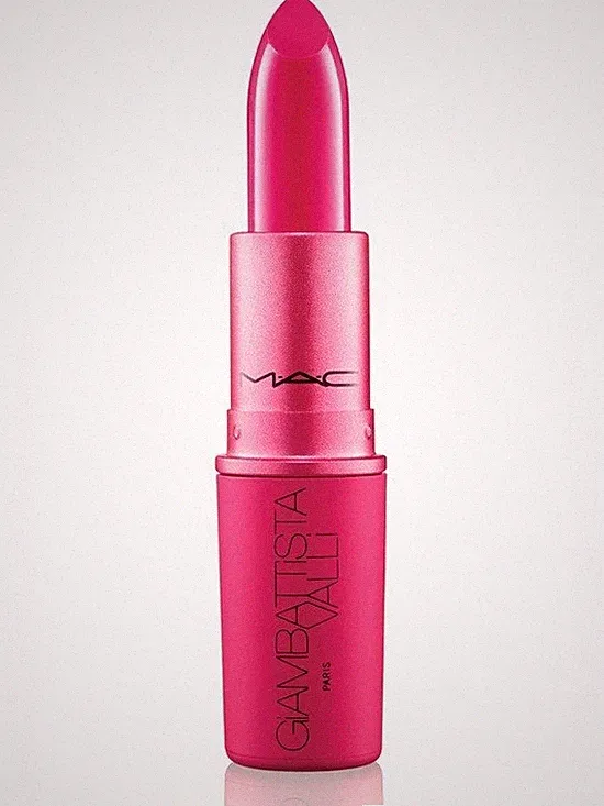 MAC Giambattista Valli Tats Red Pink Matte Lipstick Limited Edition Designer