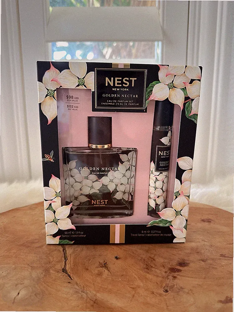 NEST New York Golden Nectar Eau de Parfum Duo Spray & Travel Spray 50ml +8ml NIB