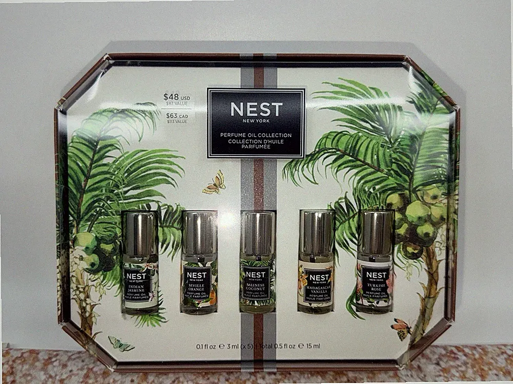 NEST New York Perfume Oil Discovery Set 5 x 0.1 fl oz/3 ml NEW