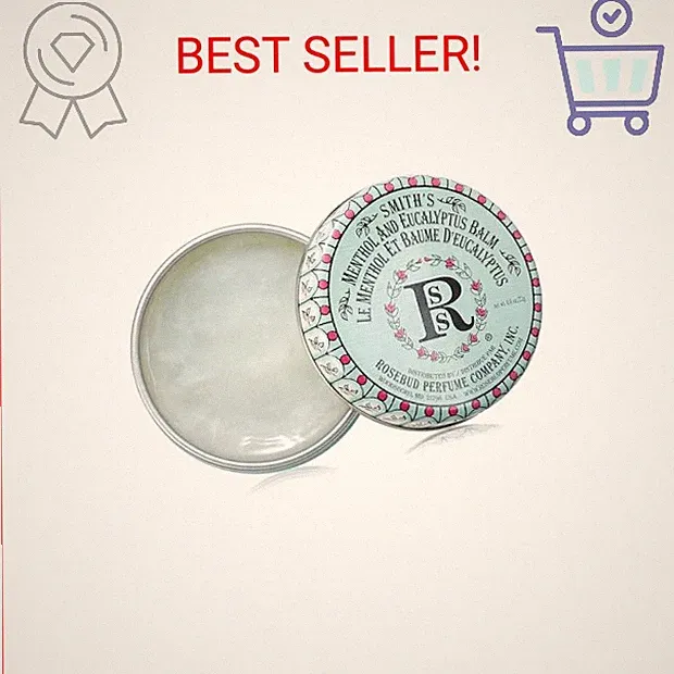 Rosebud Perfume Company Menthol & Eucalyptus Salve, 0.8 oz