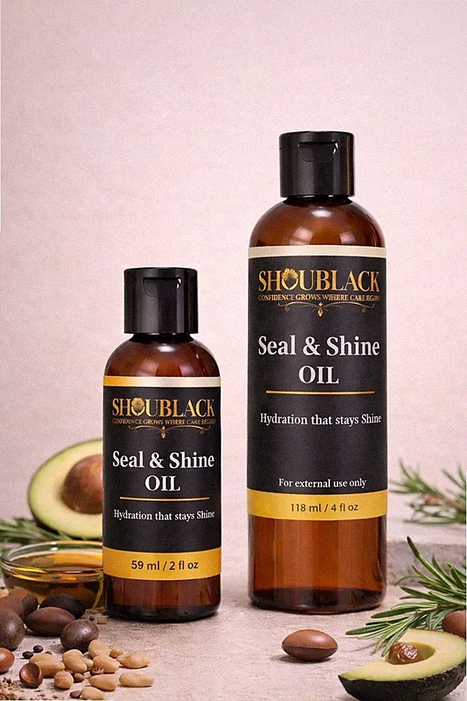 Seal & Shine hair oil - Hydration That Stays. Shine That Lasts.