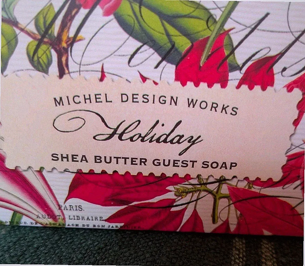 Set Of 12 Bars Of Decorative Holiday Soaps From Paris Scent Joyful Winter...