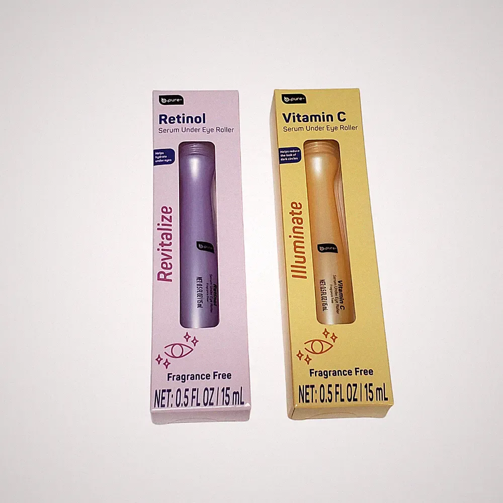 Under Eye Serum Roller – Retinol & Vitamin C Eye Treatment – Reduce Dark Circles